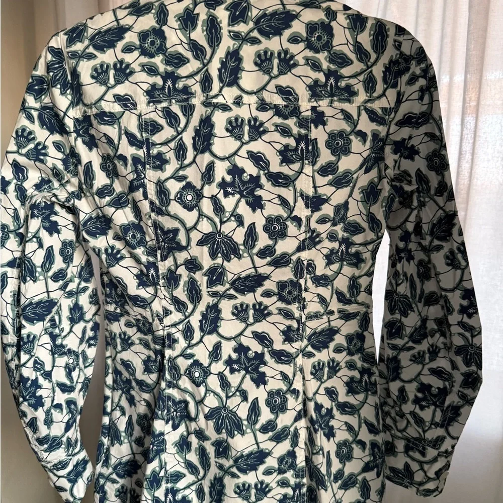 Derek Lam 10 Crosby Kasha Floral Print Shift Dress, Size 2 cotton - Picture 13 of 15